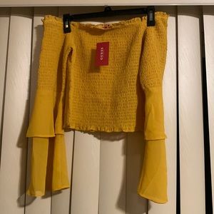 Beautiful off the shoulder crop top